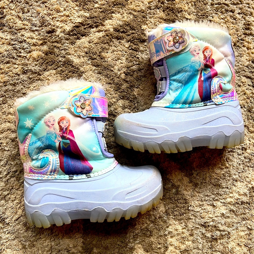 Frozen winter boots